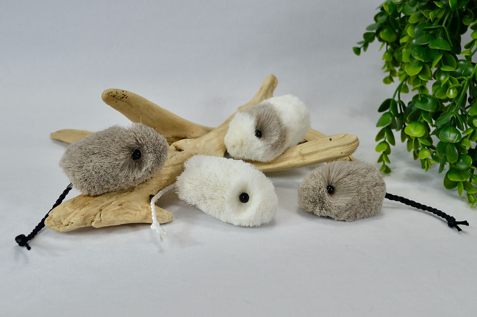 Thumbnail: Deer Hide Mouse - Cat Toss Toy