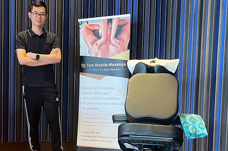 tom mobile massage offers corporate massage service