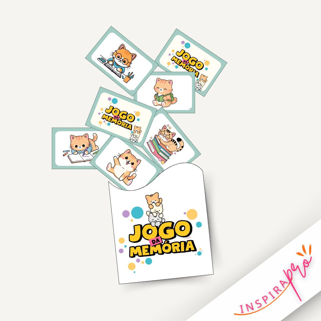 Jogo da Memória | Lembrancinha de Volta às Aulas
