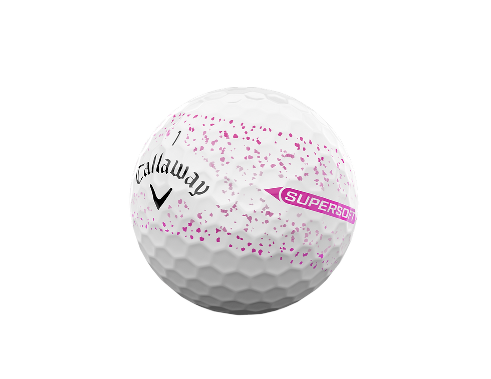 Miniatura: Pelotas Callaway Supersoft 25 Splatter - Docena