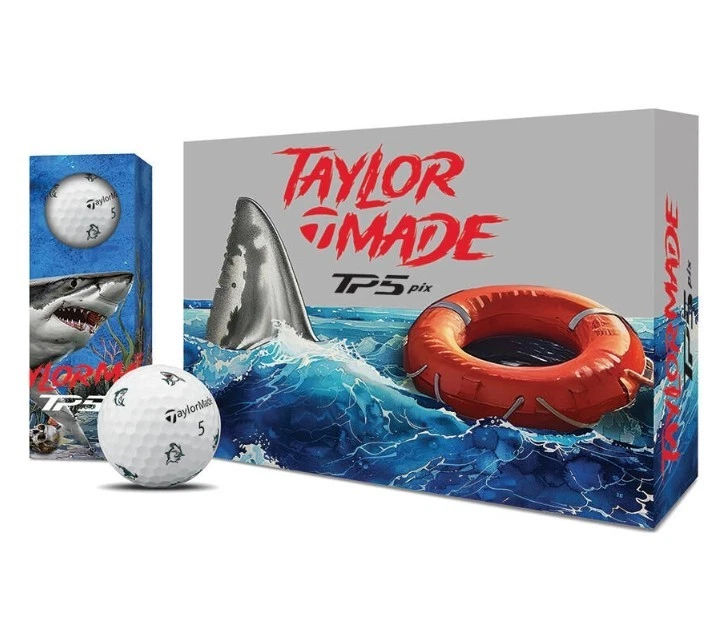 Miniatura: Pelotas TaylorMade TP5 Pix Premium - docena