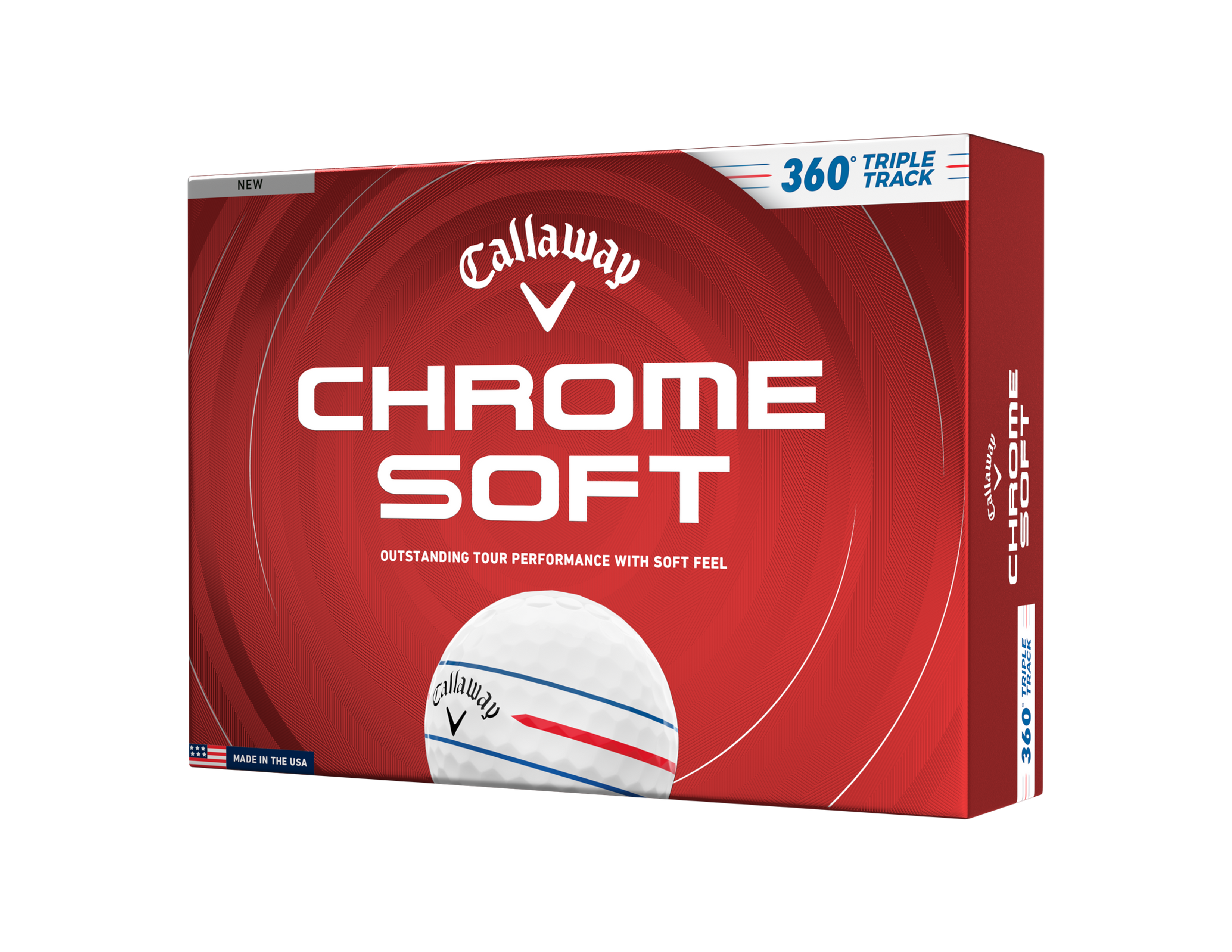 Pelotas Callaway Chrome Soft 2026 360 Triple Track - Docena