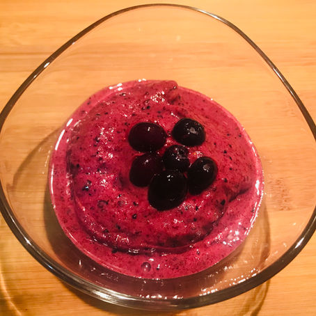 Sorbete Cremoso de Arándanos