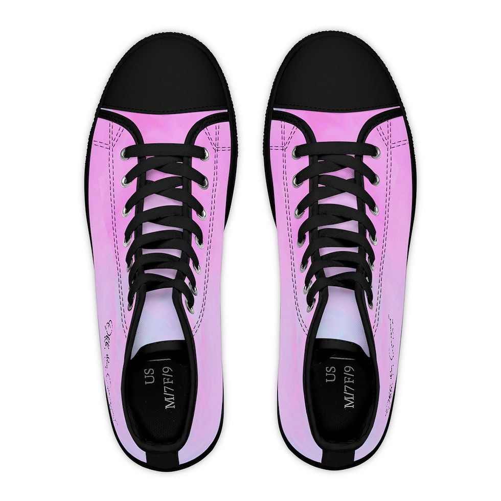 Thumbnail: Cotton Candy Women's High Top Sneakers