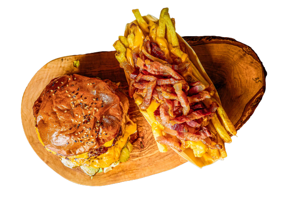 Arranged Food and Objects