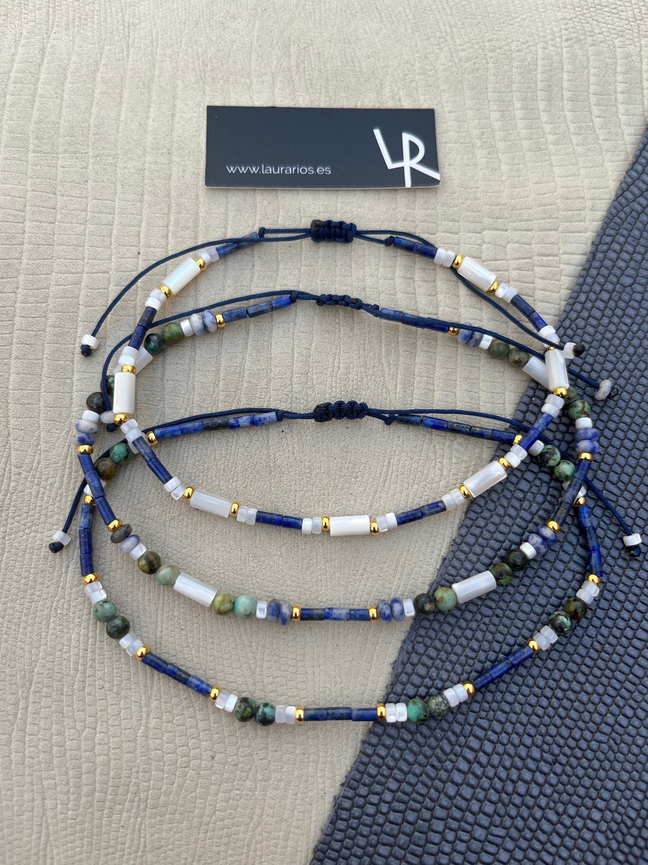 Tobillera colección lapislázuli Nácar 