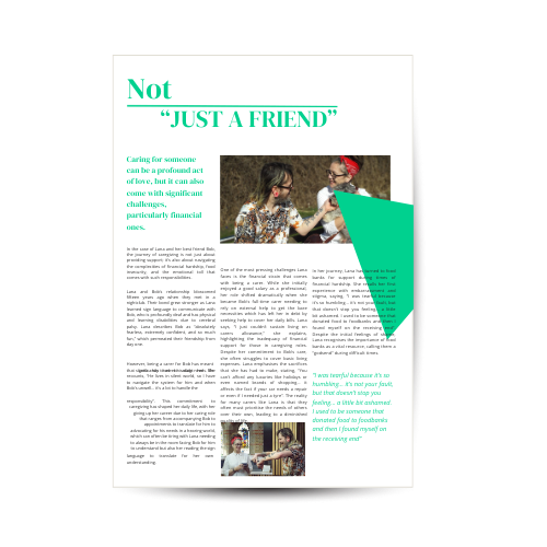 Carers Poverty Project Newsletter