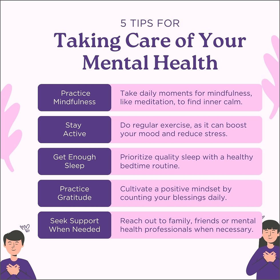 Practical Advice on Mental Health Management
