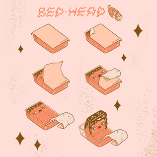 "Bed-Head" Page 1/2, A Mindy Marmalade Comic