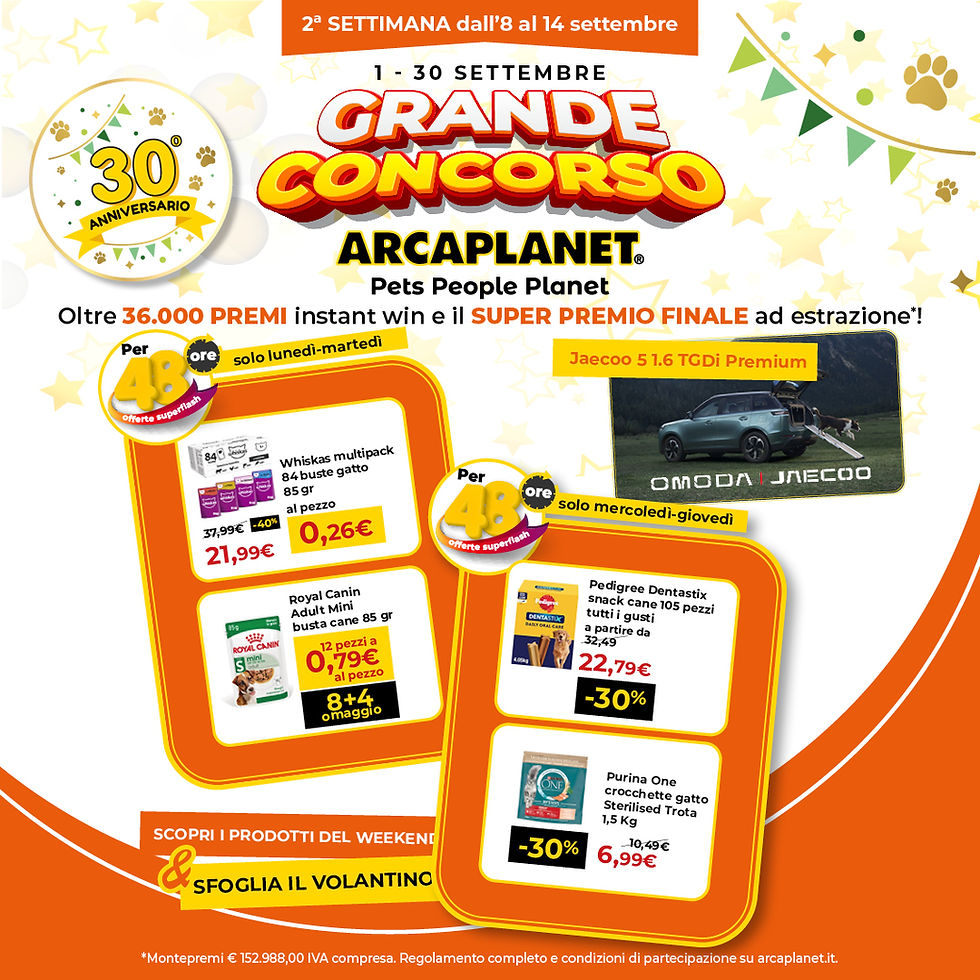 volantino sconti estivi arcaplanet