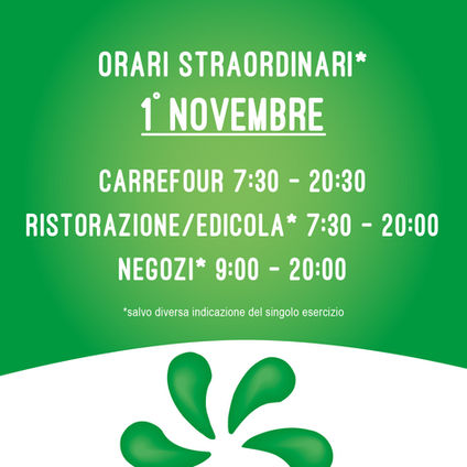 APERTURA STRAORDINARIA!