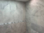 Polished marble bathroom wall tiles with decorative border