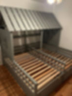 Large assembled bed
