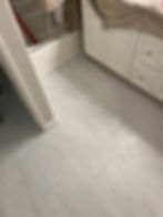 Grey marble floor tiles in a bathroom remodel portfolio