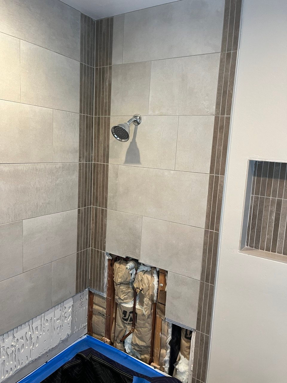 tile installation project in San Diego County