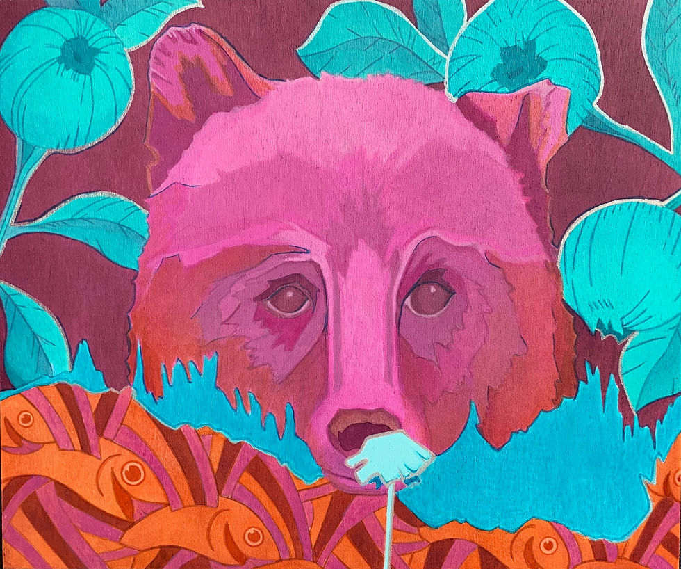 SOLD - A Grizzly Bear's Daydream