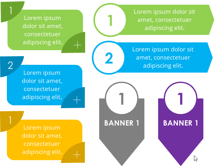 Graphic banners