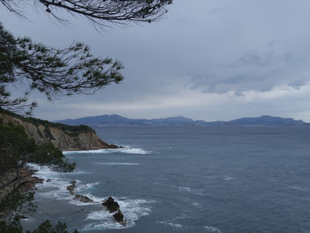 The calanques of the Blue Coast coastline