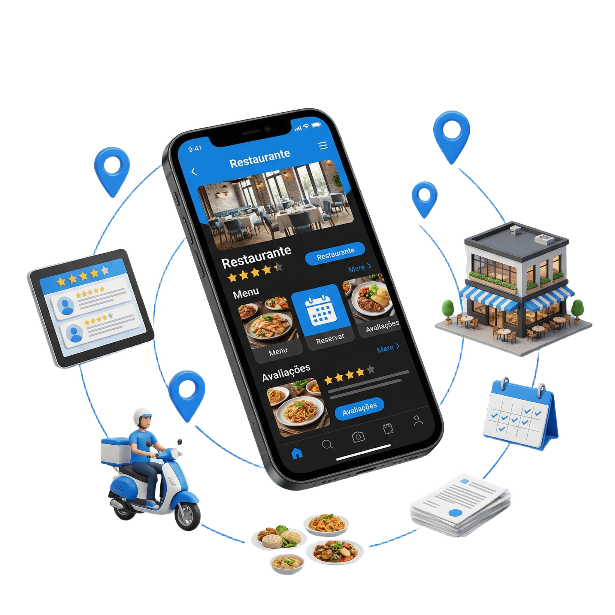 Imagem Profissional de Aplicativo de Restaurante PNG.png