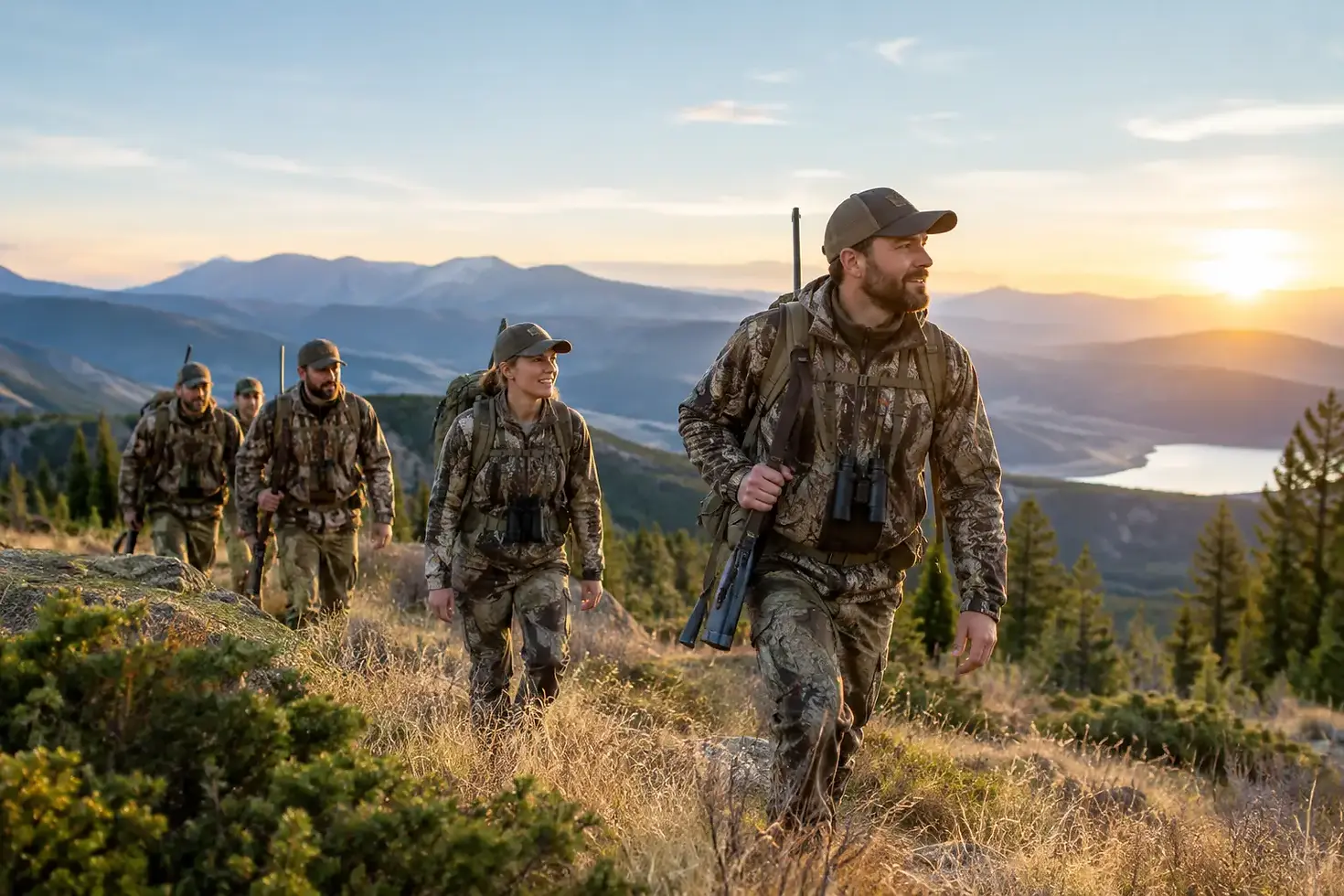 A Group Hunting Trip Example That Runs Smooth