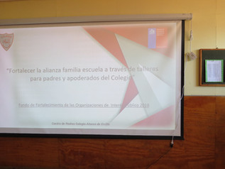 ¡Charlas para padres y apoderados! ¡Fortaleciendo la alianza Apoderado-Escuela!