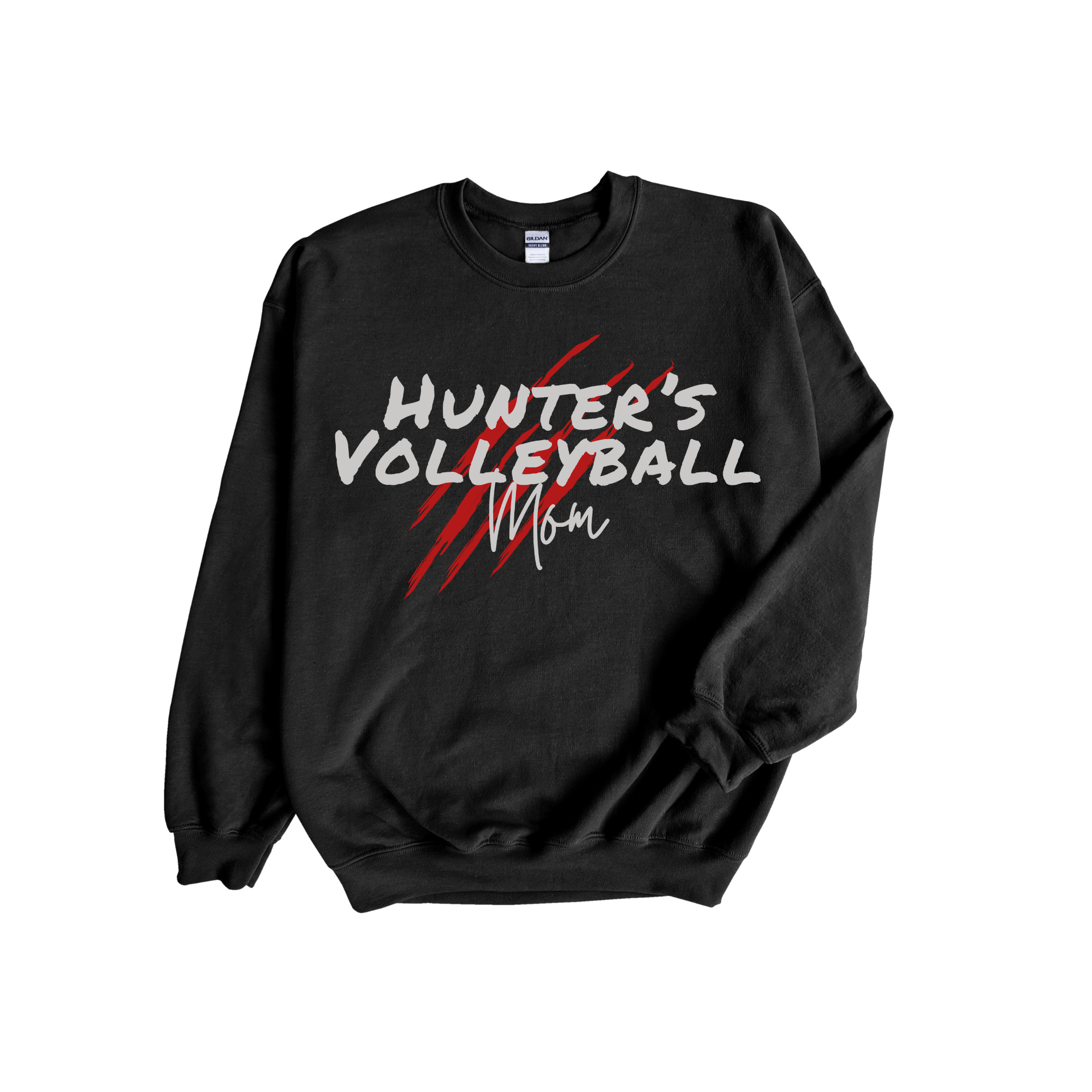 Hunter's Volleyball Mom Crewneck Sweatshirt