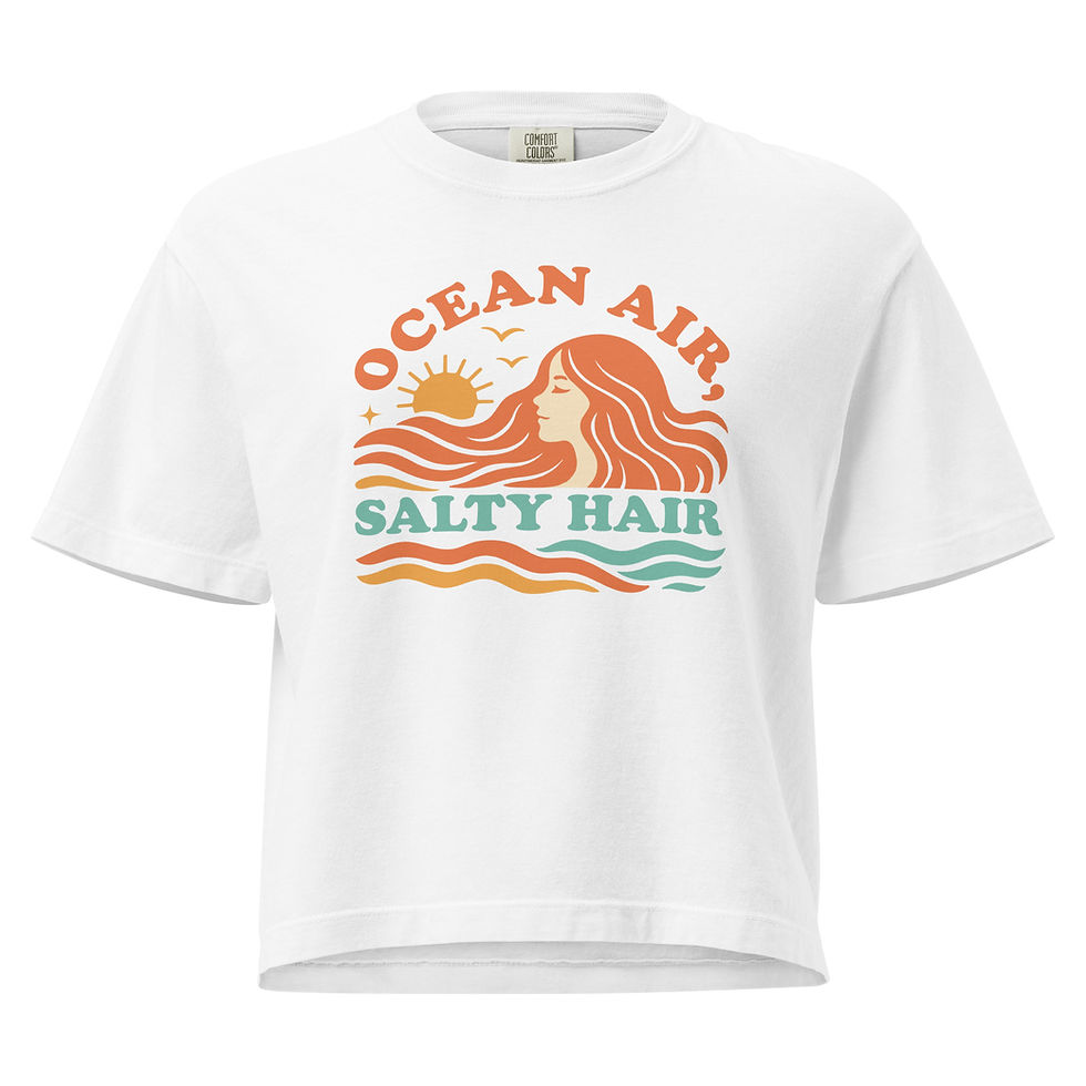 Thumbnail: Ocean Air Long Crop tee