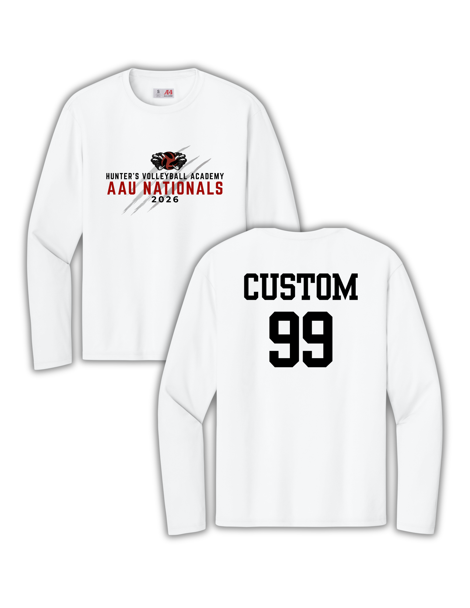 Men's Dri-fit Hunter's Name & Number Long Sleeve Spirit
