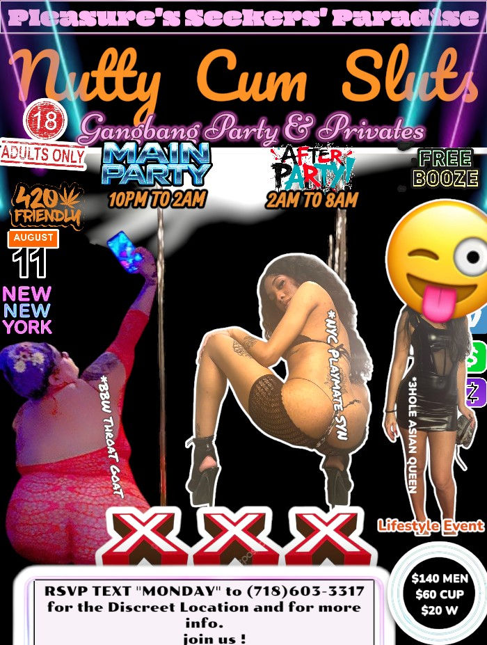 Nutty Cum Sluts: Gangbangs and Privates