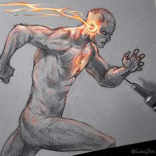 flash_running_dash_the_flash_theflash_lightning_flashpoint_sketch_drawing_pencil_tradition