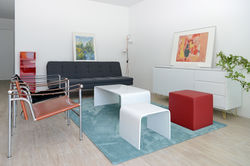 Wohnzimmer möbliert