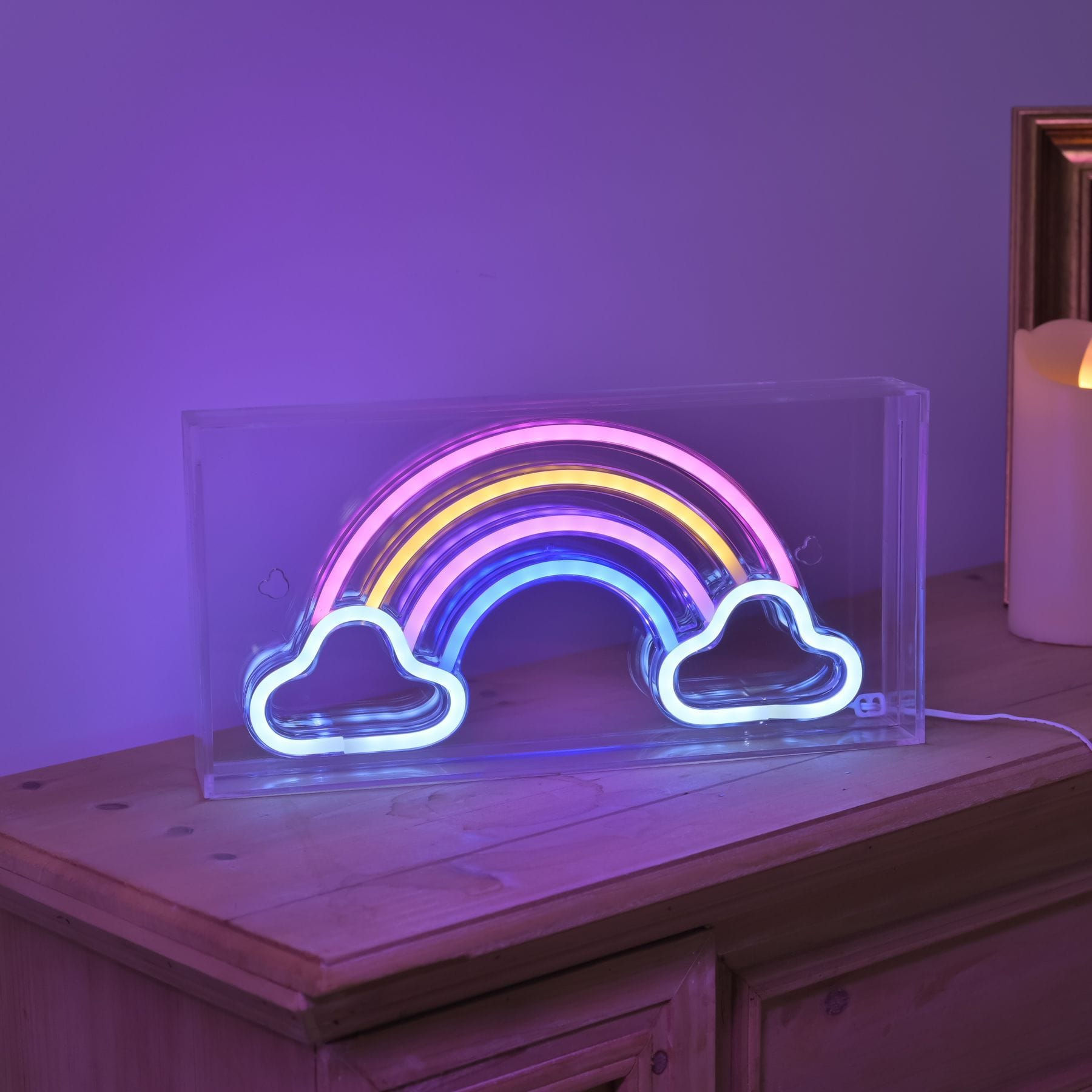 Rainbow Cloud Neon Glow Light (USB powered)