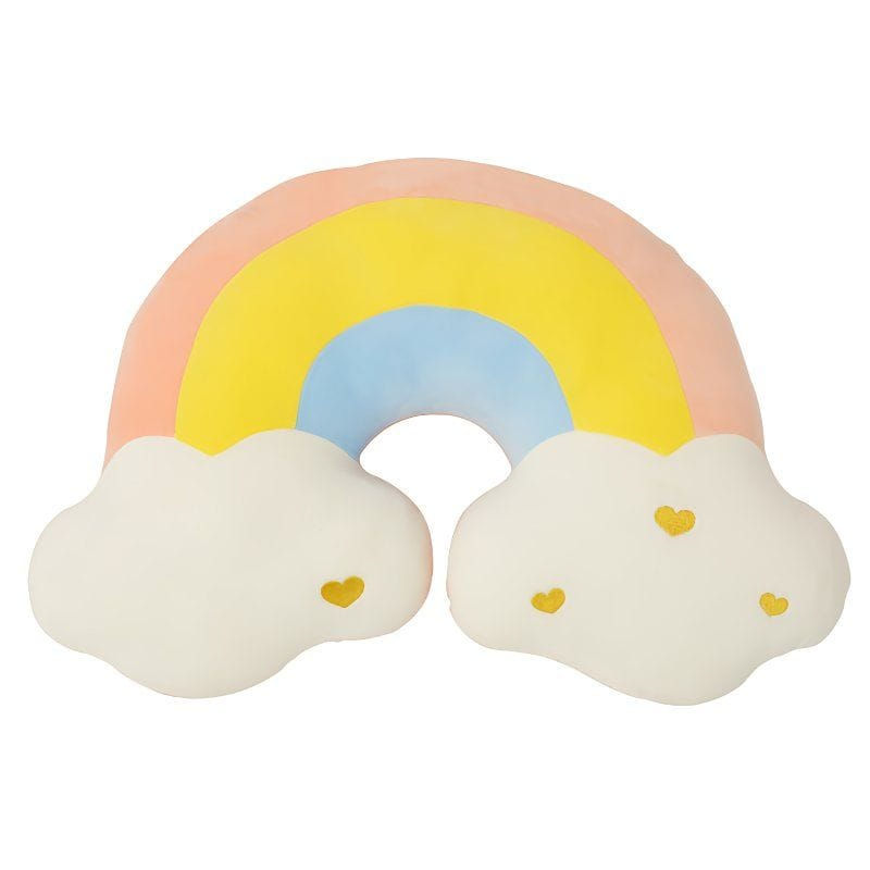 Rainbow After Rain Plush Cushion