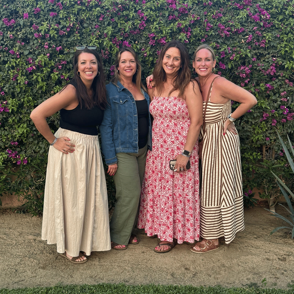 Leanne Kampfe with friends