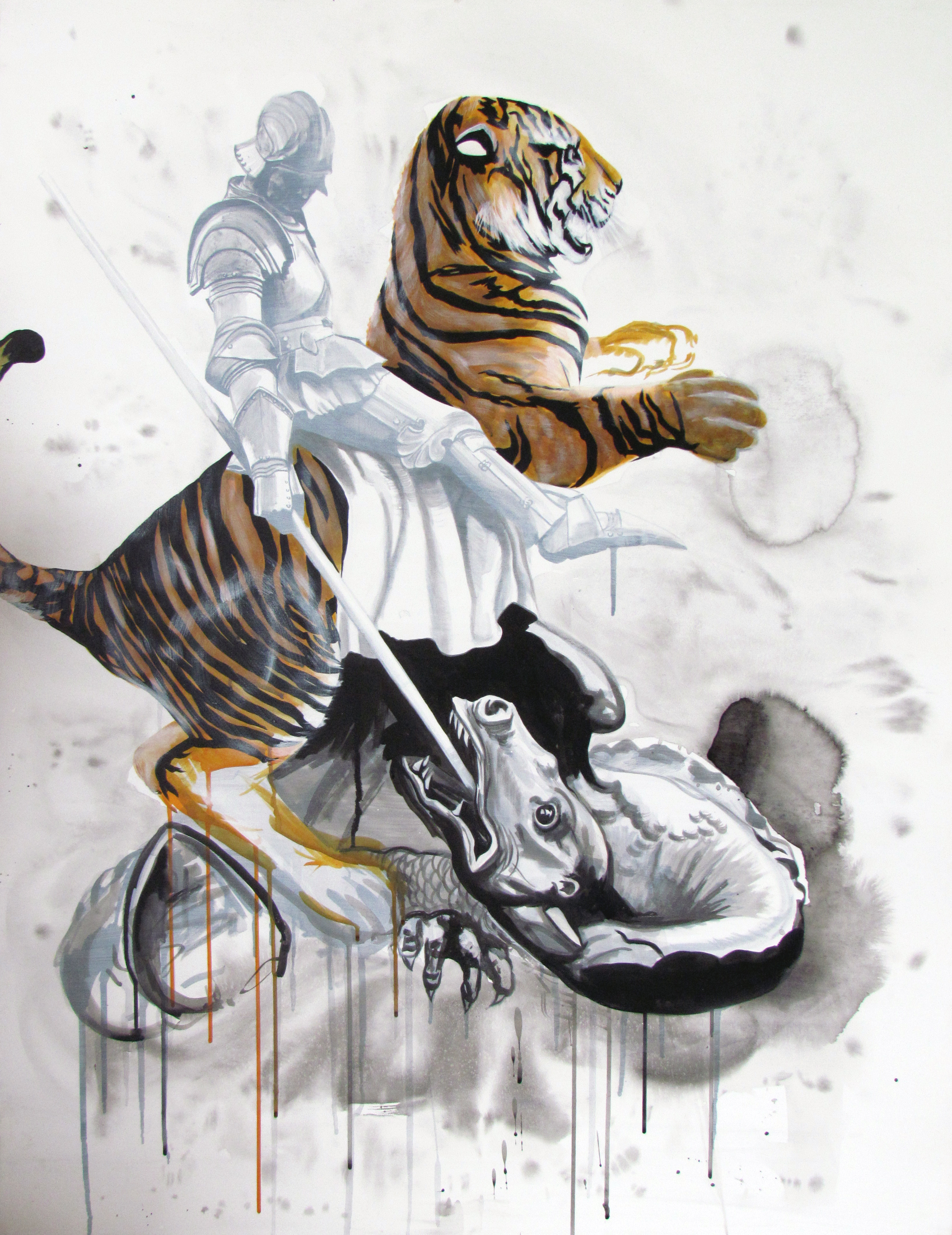 George the Dragon and Tiger