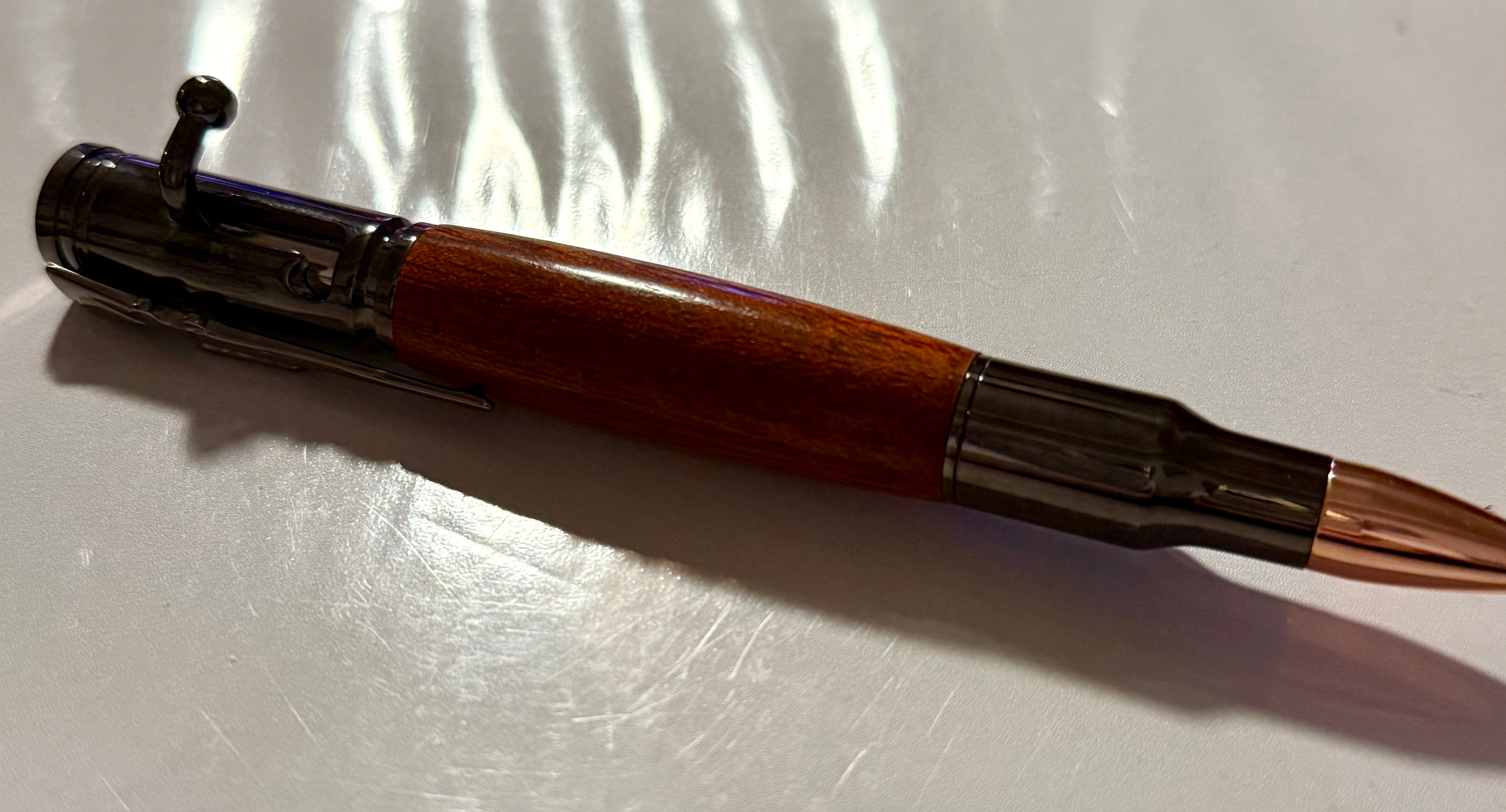 Magnum bolt action blood wood