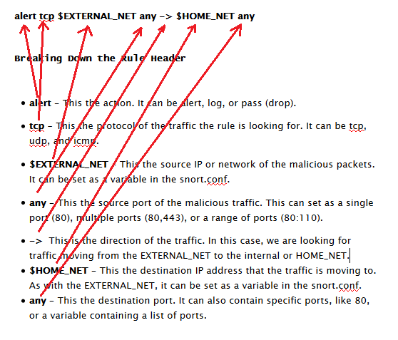 snort rules examples