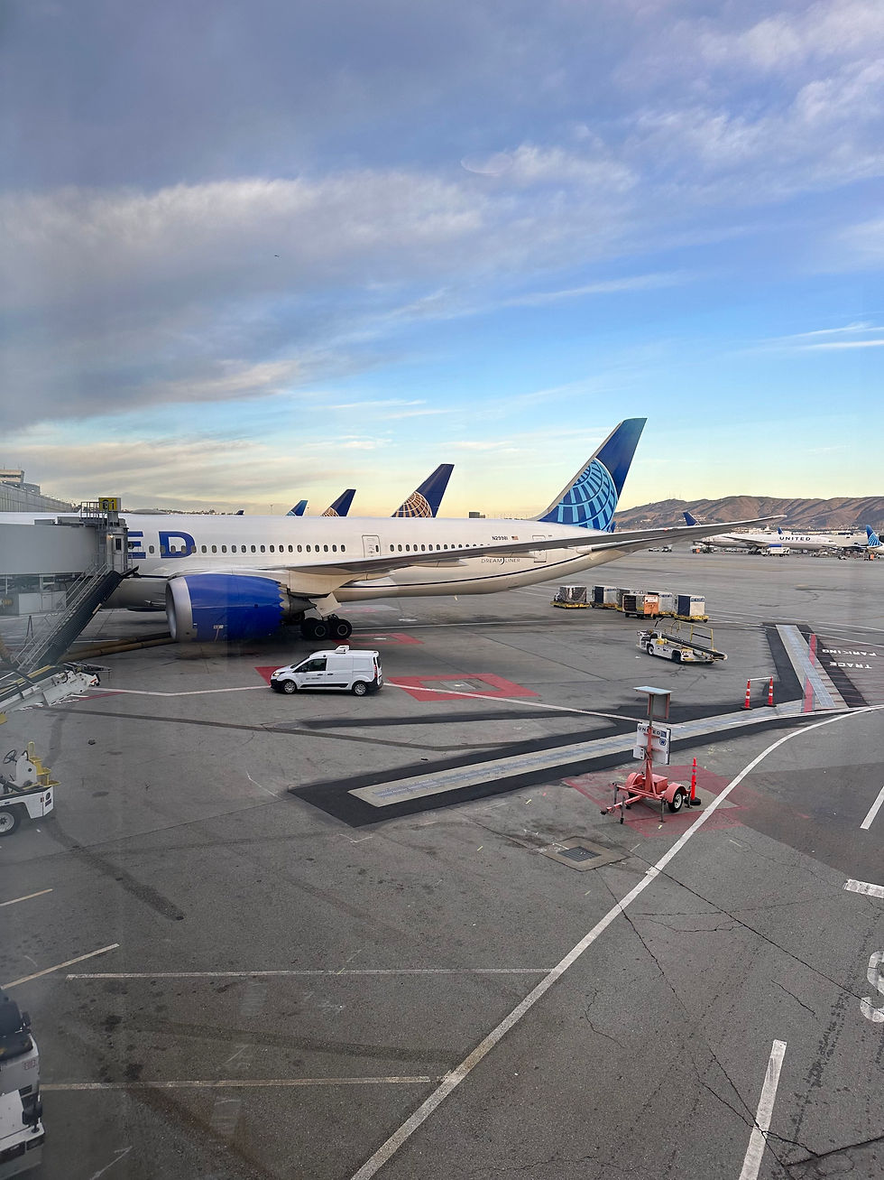 United widebodies at SFO (Jehan Godrej).
