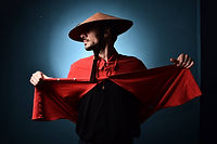 Man in Asian Hat