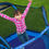 Thumbnail: Bounce Pro My First Jump 7-Foot Trampoline and Swing, Blue/Green