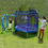 Thumbnail: Bounce Pro My First Jump 7-Foot Trampoline and Swing, Blue/Green