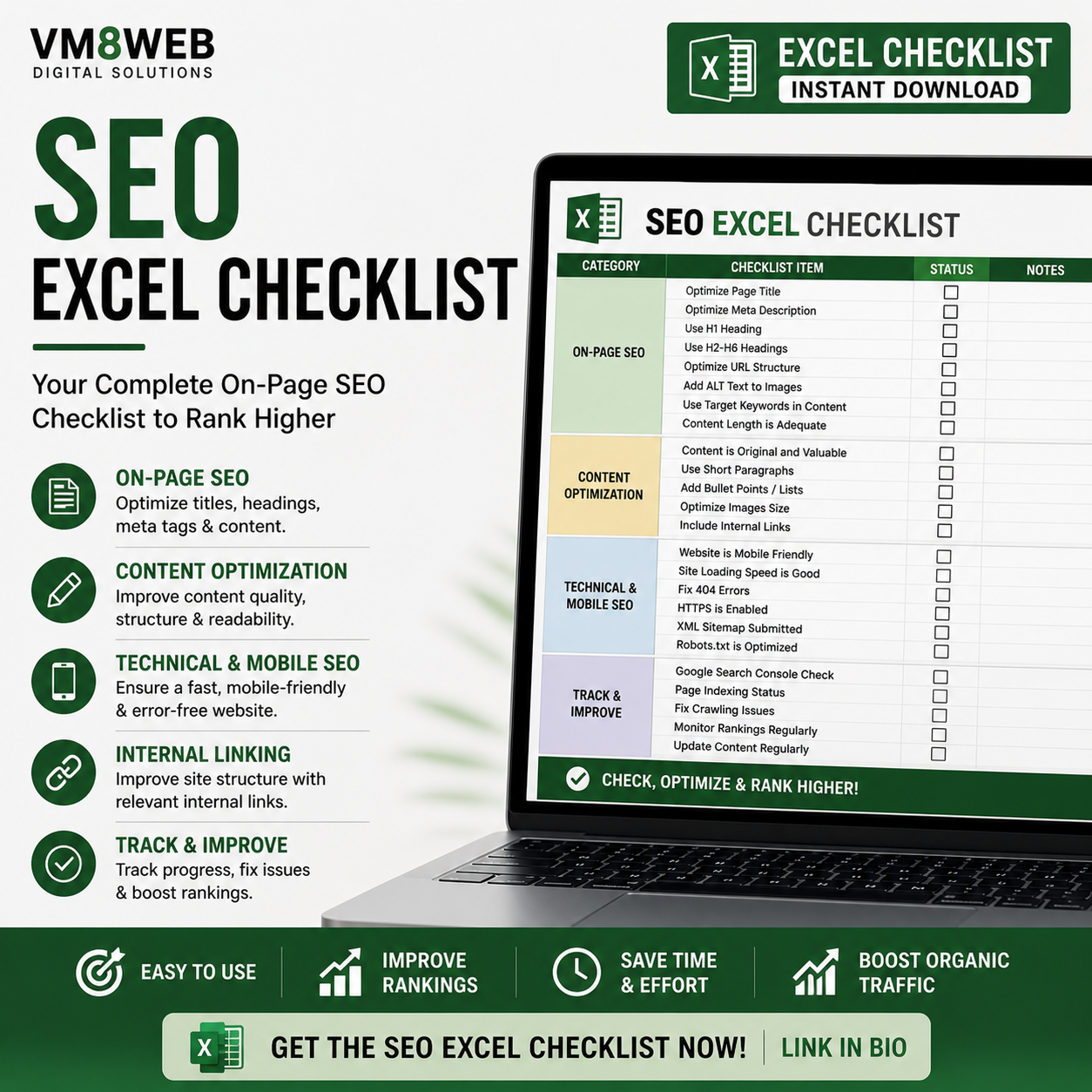 SEO CHECK LIST
