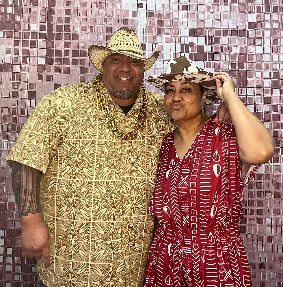 Guests posing for photos at a baby shower with Simple Joy Photo Co. in Henderson.