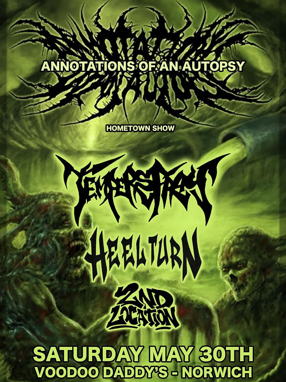 Tempers Fray, Annotations Of An Autopsy & more in Norwich