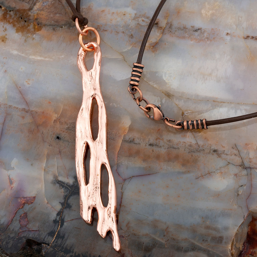 Thumbnail: Medium Copper Cholla Pendant