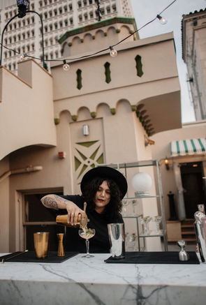 Bar Service Photo - Bartender + Cocktail