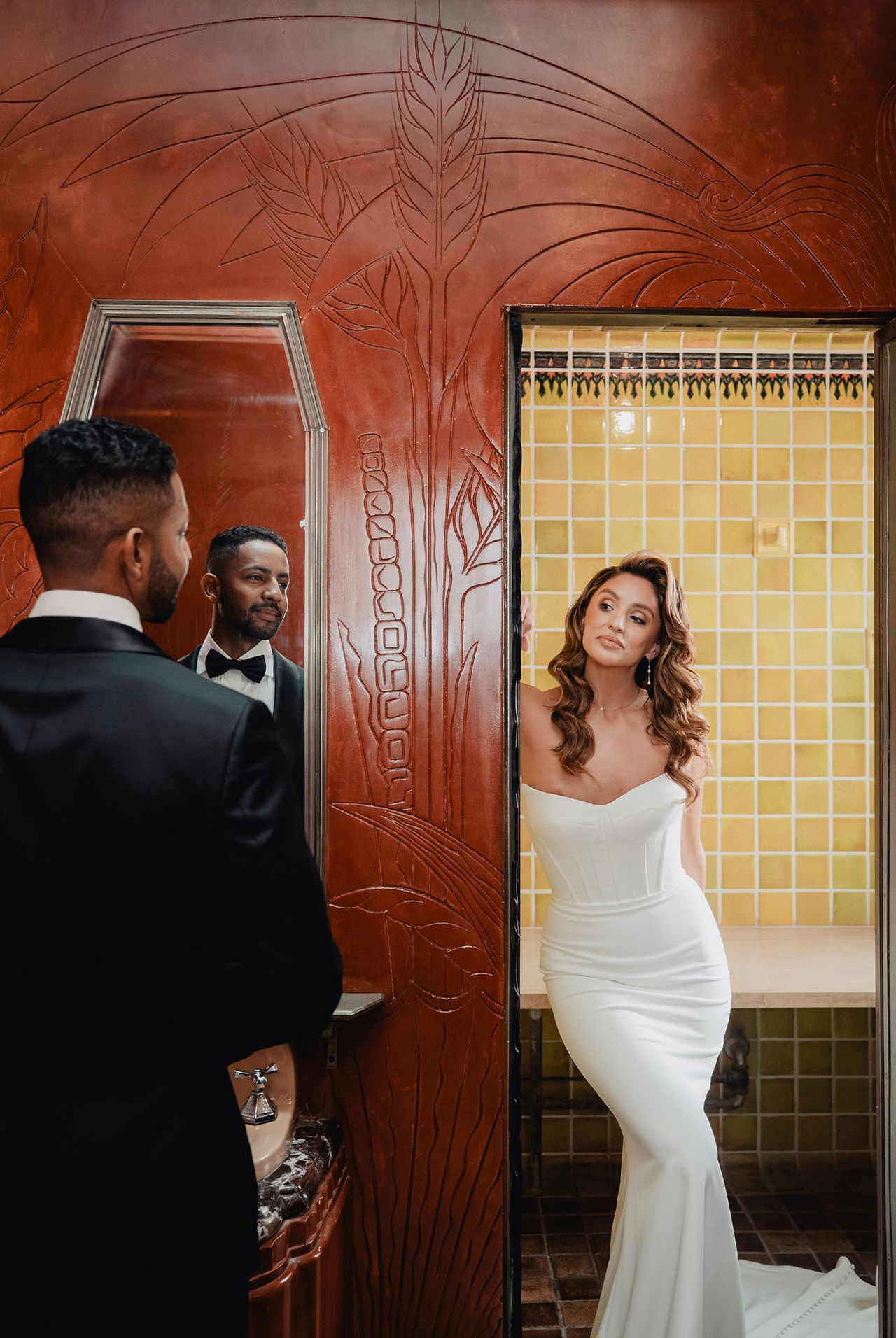 James & Michele - The Penthouse Art Deco Bathroom
