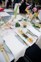 Wedding - Lily & Tyler - Reception - Table Top View