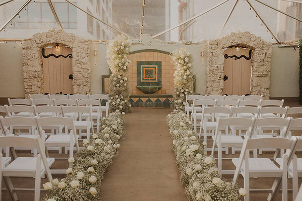 MJ & Ben - Ceremony Decor SetUp - Art Deco Dreams Wedding Package - Cover