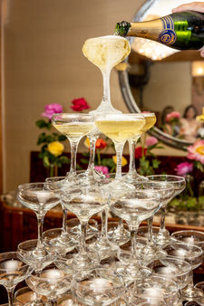 Champagne Glass Tower